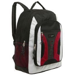 20 of Mggear 16.5 Inch MiD-Size Cool Backpack For Kids, Bulk Case Of Red