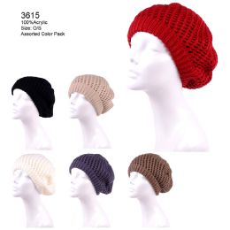 24 Pieces Womans 100% Acrylic Winter Hat - Fashion Winter Hats