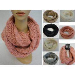 36 of Knitted Infinity Scarf [lg Cable Knit]