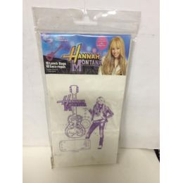 100 Wholesale Hanna Montana 10 Pack Lunch Bags