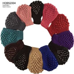 48 Wholesale Sequin Knit Headband