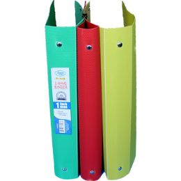 36 Wholesale 1 Inch 3 Ring Binder In Assorted Colors