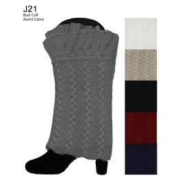 48 Pairs Assorted Color Boot Cuff - Womens Leg Warmers