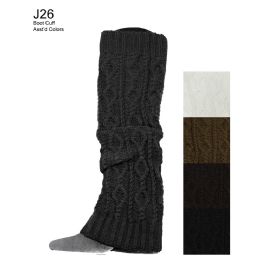 48 Wholesale Assorted Color Boot Cuff
