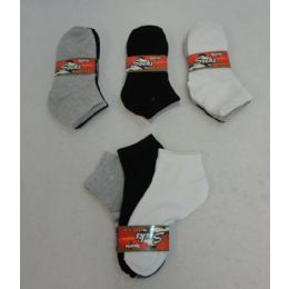 60 Wholesale Ladies/teen Anklets 9-11 [black/white/gray]