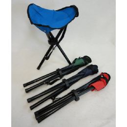 12 Bulk 16" 3-Legged Camping Stool