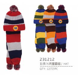 48 Wholesale Children Warm Winter Set With Plush Hat