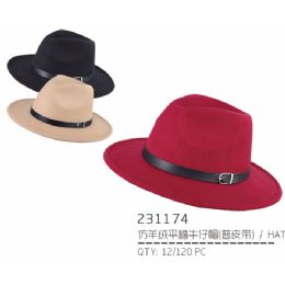 36 Wholesale Ladies Assorted Color Hat