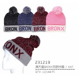 48 Pieces Assorted Color Bronx Winter Hat - Fashion Winter Hats