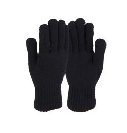 72 Pairs Ladies Winter Gloves With Fur - Knitted Stretch Gloves