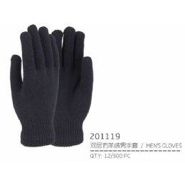 72 Wholesale Men's Winter Gloves Heavy And Warm