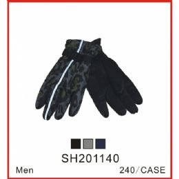 48 Pairs Men's Asst Color Winter Gloves - Knitted Stretch Gloves