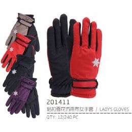 48 Pairs Lady's Winter Glove - Knitted Stretch Gloves