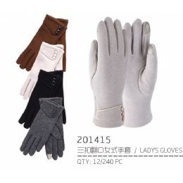 48 Wholesale Lady's Winter Touch Glove