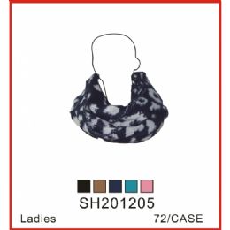 72 Pieces Lady's Assorted Color Infinity Scarf - Winter Sets Scarves , Hats & Gloves