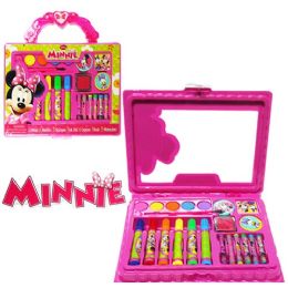 24 Pieces 22 Piece Disney's Minnie's BoW-Tique Travel Art Cases - Craft Kits