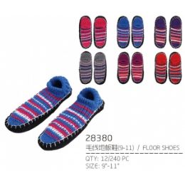 144 Wholesale Men's Assorted Color Slippers