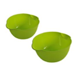 48 Pieces Plastic Salad Mixing Bowl - Plastic Bowls and Plates