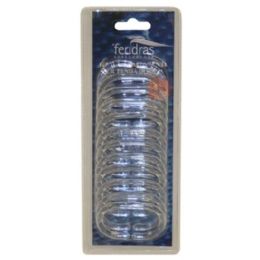 240 of 12 Piece Clear Shower Curtain Hooks