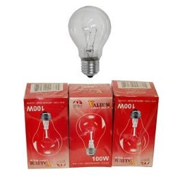 80 Units of 3pc Clear Light Bulbs 100w - Lightbulbs