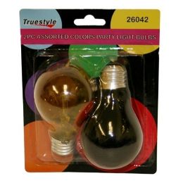 96 Units of 2pc Light Bulb Asst Colors - Lightbulbs
