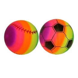 300 Wholesale 9 Inch Rainbow Pvc Sport Ball