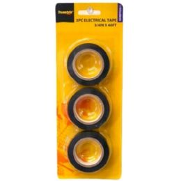 24 Wholesale 3 Piece Electrical Tape .75 X 30ft