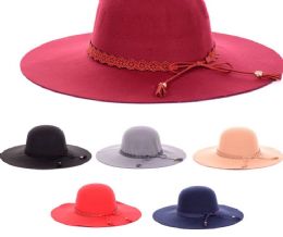 36 Wholesale Ladies Assorted Color Sun Hat