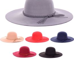 36 Wholesale Ladies Assorted Color Sun Hat