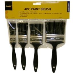 96 Pieces 4 Piece Paint Brush 1, 1.5 2 3 Inch - Paint and Supplies