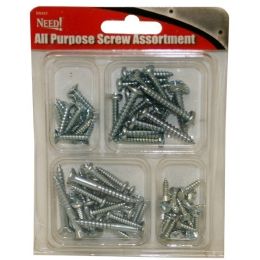 96 Pieces All Purpose Screw Assortment - Drills and Bits