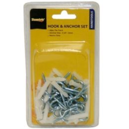96 Wholesale 60 Piece 5mm Hook & Anchor