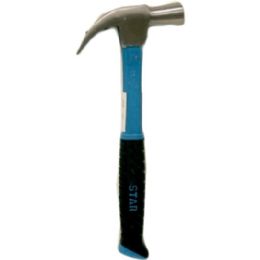 48 Wholesale 16oz Fiberglass Hammer With Rubber Handle