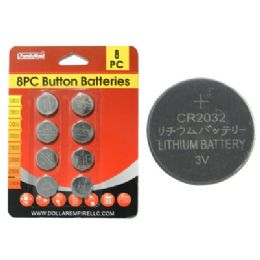 144 Wholesale 8pc 3v Batteries