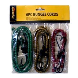 96 Pieces 6pc Bungee Cords - Bungee Cords