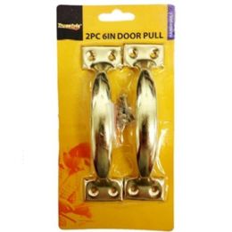 96 Wholesale 2pc 6in Door Pull Gold Color