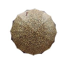 48 Wholesale Two Layer Animal Print Automatic