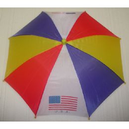 120 Wholesale 13" Umbrella Hat For Sun Protection