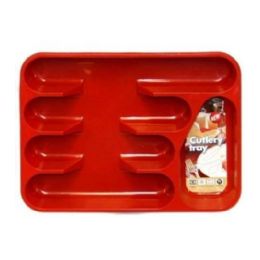 96 Wholesale Cutlery Tray Five Section 13x10x1.5 in
