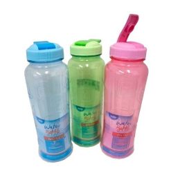 96 Pieces 33oz Water Bottle Assorted Color With Wrap - Drinking Water Bottle