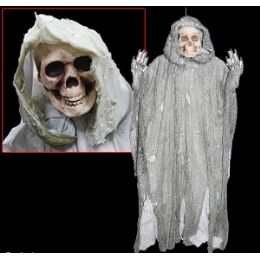 6 Pieces Lifesize Hanging Grim Reapers - White - Halloween
