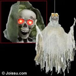 6 Pieces Lifesize Flashing Grim Reapers - Green - Halloween
