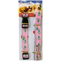 144 Wholesale 2pc Dog Collar And Leash