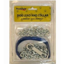 96 Wholesale Lead And Collar 2.5mmx12in&2.5mmx48in