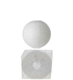 360 Wholesale 10IN PAPER LANTERN WHITE