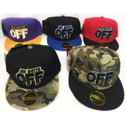 48 Wholesale Wholesale Snap Back Flat Bill No Days Off Assorted Colors