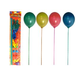 144 Wholesale 8 Piece Balloon Stick