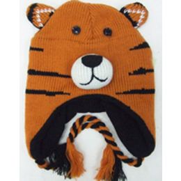 48 Pieces Knit Animal HaT-Tiger - Winter Animal Hats