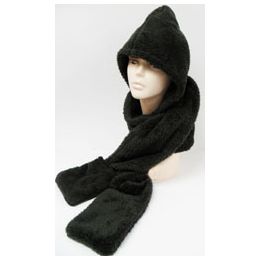 24 Wholesale Fleece Scarf Hat
