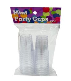 48 Pieces 24PC PLASTIC SHOT CUPS - Plastic Drinkware